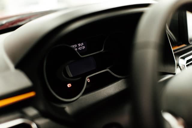 Car infotainment screen and climate control
